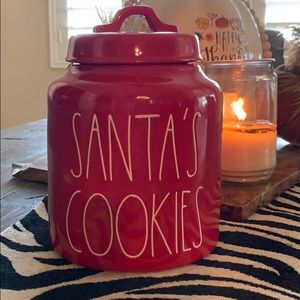 COPY - HTF Rae Dunn SANTA’S COOKIES Canister